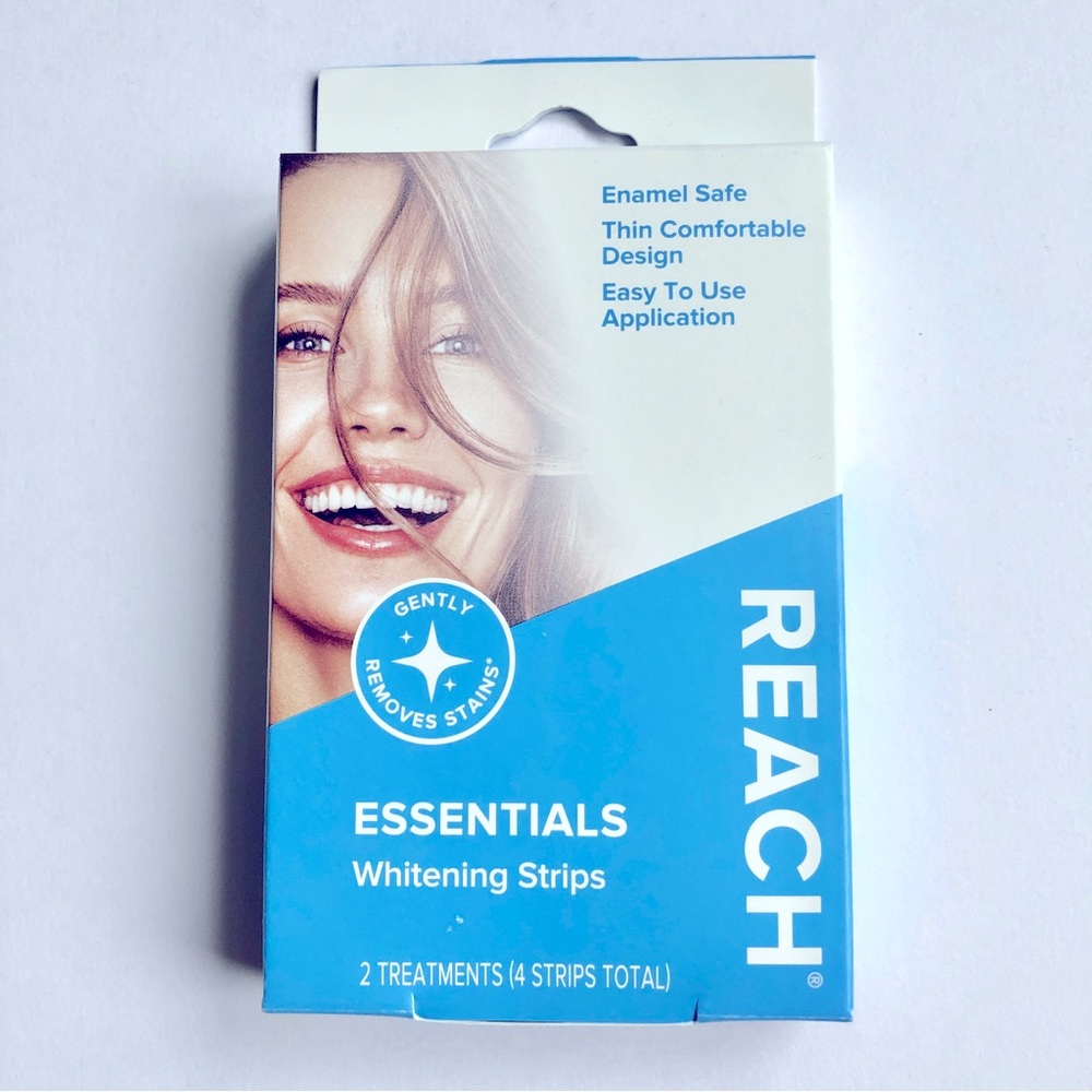 3/$15 NEW REACH Essentials Whitening Strips 1 Box = 2 Treatments